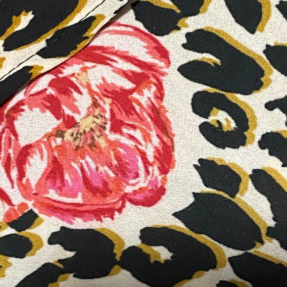 G by Guess Cheetah & Rose Print Romper - Picture 6 of 7